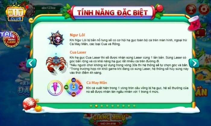 bắn cá Hitclub 3 tính năng đặc biệt trong bắn cá Hitclub