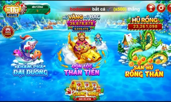 bắn cá Hitclub Những sảnh chơi chính tại Bắn cá Hitclub